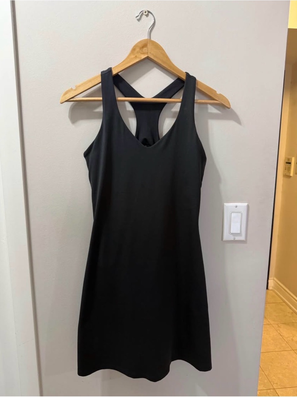 Girlfriend Collective Black Lola Active Dress Size L - Picture 2 of 2
